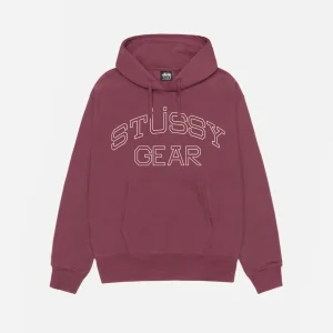 Stussy Felpa Con Cappuccio Gear Buccia Di Bue