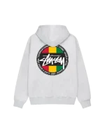 Stussy Bianco Con Zip Felpa con cappuccio