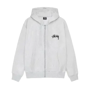 Stussy Bianco Con Zip Felpa con cappuccio