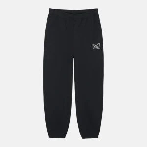 Stussy Pantaloni in pile Nike Stone Washed – Nero