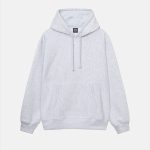 Stussy Bianco Applicazione Felpa con cappuccio