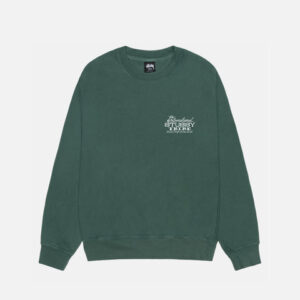 Stussy Pigmento tinto Ist Crew – Verde