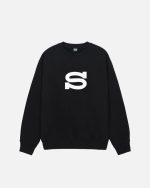 Stussy Giacca Lettere Pullover Nero