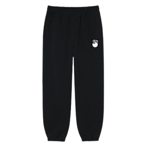 Stussy Pantaloni neri con logo 8 Ball