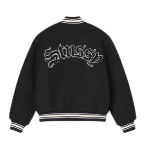 Stussy Giacca college nera estetica