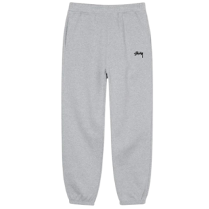 Stussy Pantaloni grigi con logo Stock