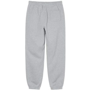 Stussy Pantaloni grigi con logo Stock