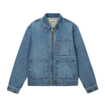 Stussy Giacca da lavoro con cerniera Denim-Blu