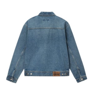 Stussy Giacca da lavoro con cerniera Denim-Blu